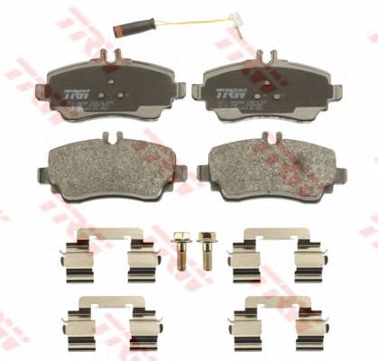 set placute frana,frana disc MERCEDES-BENZ VANEO 02-