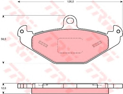 set placute frana,frana disc OPEL SPEEDSTAR