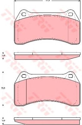 set placute frana,frana disc JAGUAR S-TYPE 4,2 02-09