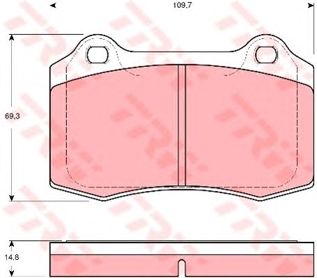 set placute frana,frana disc JAGUAR S-TYPE