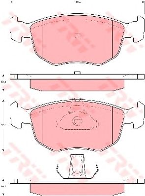 set placute frana,frana disc FORD ESCORT/MONDEO