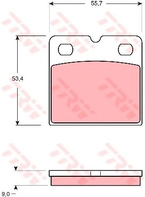 set placute de frana,frana de parcare cu disc AUDI R8 07-15