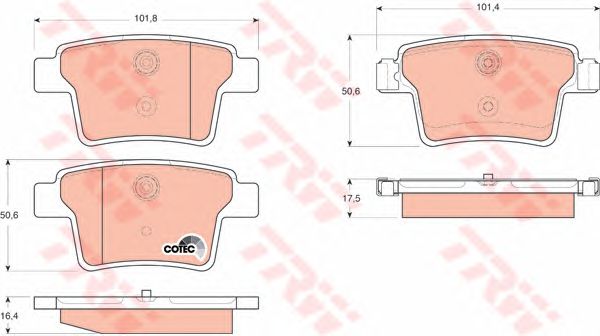 set placute frana,frana disc FORD MONDEO 00-