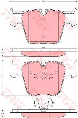 set placute frana,frana disc MERCEDES-BENZ S-CLASS 01-13