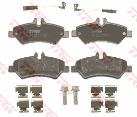 set placute frana,frana disc MERCEDES-BENZ SPRINTER 06-