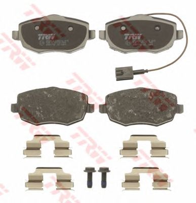 set placute frana,frana disc LANCIA YPSILON 1.2-1.4 03-11