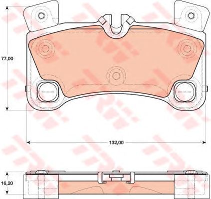 set placute frana,frana disc VW TOUAREG 02-/Q7/CAYENNE