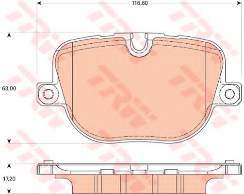 set placute frana,frana disc LAND ROVER RANGE ROVER 09-