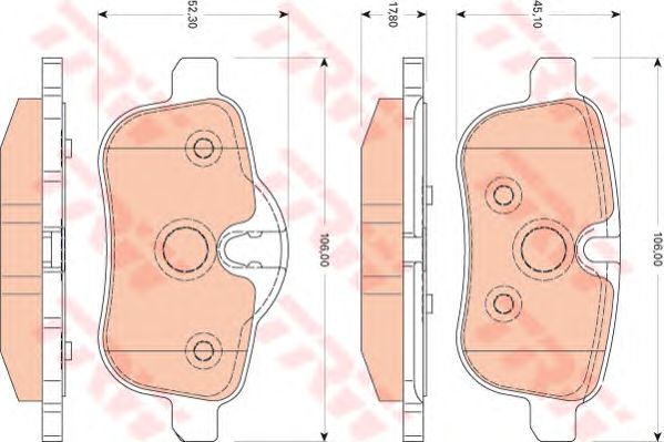 set placute frana,frana disc BMW E89 Z4 09-