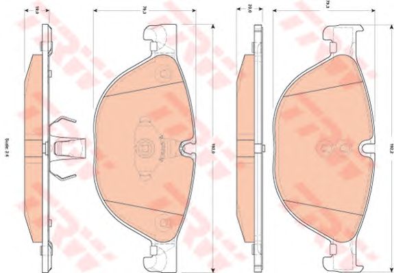 set placute frana,frana disc BMW F01/F02/F10 525-550