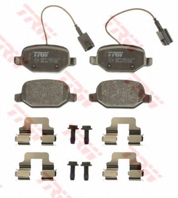 set placute frana,frana disc ALFA MITO 08-