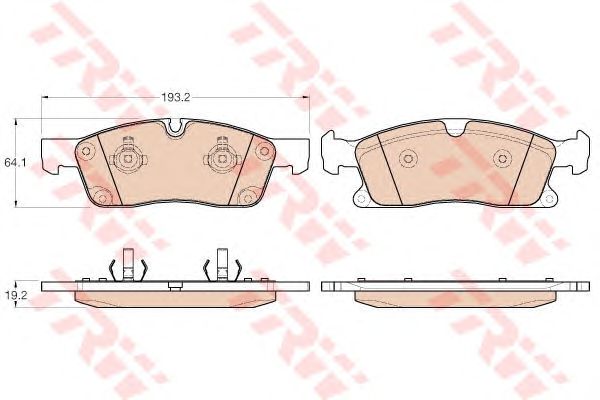 set placute frana,frana disc MERCEDES-BENZ W166 2,2-3,5 4-MATIC 11-