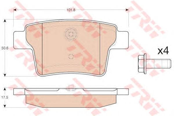 set placute frana,frana disc FORD MONDEO 00-