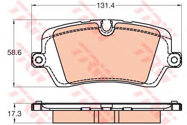 set placute frana,frana disc LANDROVER RANGE ROVER 11-