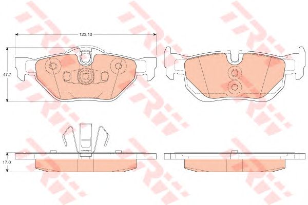 set placute frana,frana disc BMW E87/90/91/E84