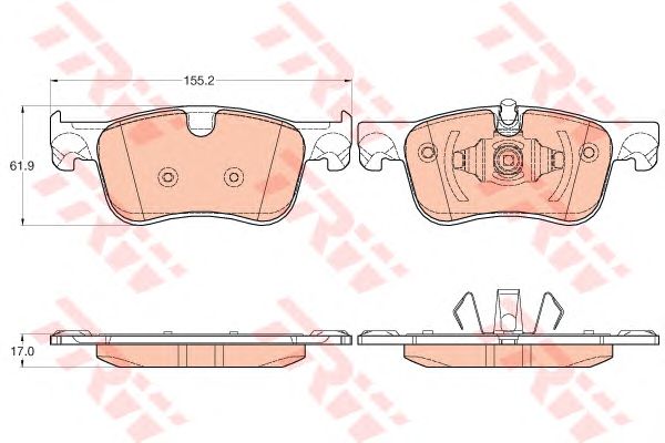 set placute frana,frana disc CITROEN C4 PICASSO 13-