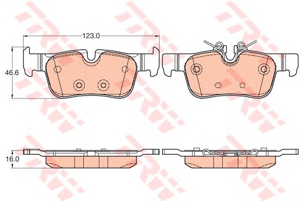 set placute frana,frana disc BMW 2 13-/X1 14-/I3 13-