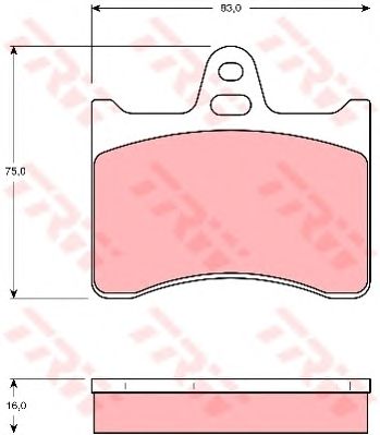 set placute frana,frana disc CITROEN XM