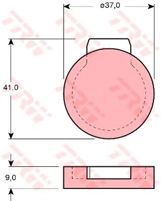 set placute de frana,frana de parcare cu disc CITROEN 2 CV 70-90/AMI 69-77/AXEL 81-91/GS 75-86