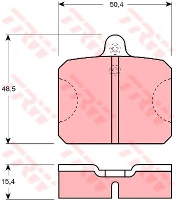 set placute frana,frana disc SKODA 105/120/RAPID 76-91