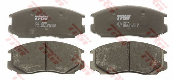 set placute frana,frana disc MITSUBISHI COLT 92-