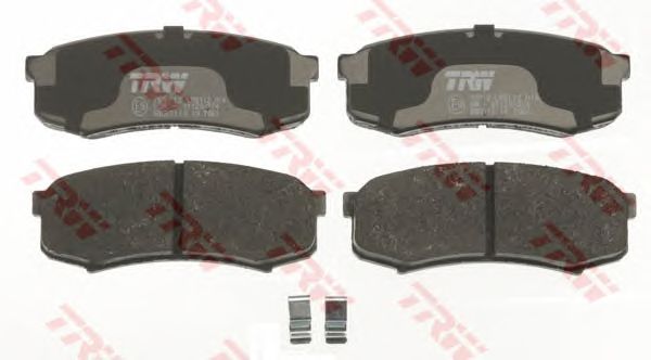 set placute frana,frana disc TOYOTA LAND CRUISER 03-/PAJERO 03-