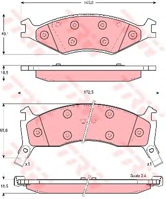 set placute frana,frana disc KIA SPORTAGE