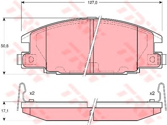 set placute frana,frana disc OPEL FRONTERA/ISUZU