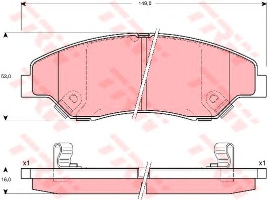 set placute frana,frana disc KIA SPORTAGE