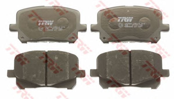 set placute frana,frana disc TOYOTA CAMRY