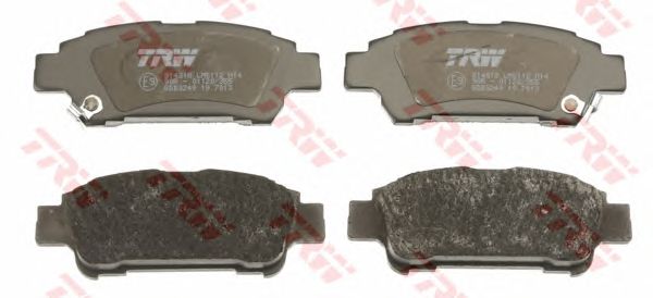 set placute frana,frana disc TOYOTA AVENSIS VERSO 01-