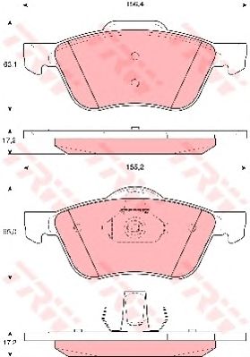 set placute frana,frana disc NISSAN PRIMERA 2,0 16V 96-02