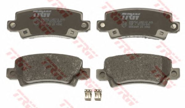 set placute frana,frana disc TOYOTA COROLLA 01- UK