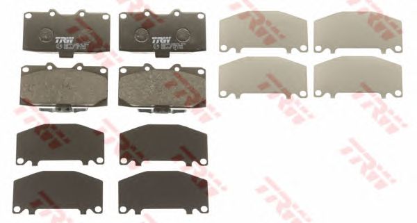 set placute frana,frana disc SUBARU IMPREZA 00-/300ZX