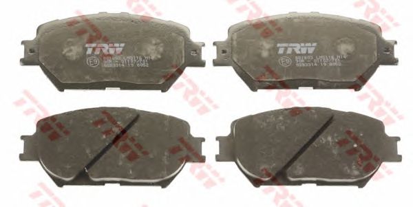 set placute frana,frana disc TOYOTA CAMRY 01-