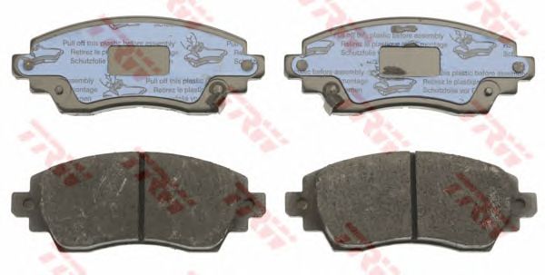 set placute frana,frana disc TOYOTA COROLLA