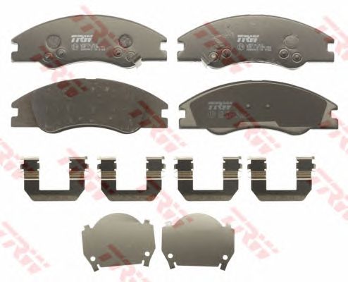 set placute frana,frana disc KIA CERATO 04-