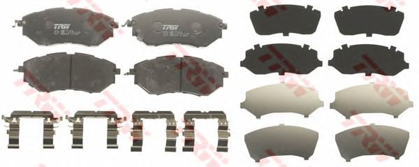 set placute frana,frana disc SUBARU LEGACY 03-