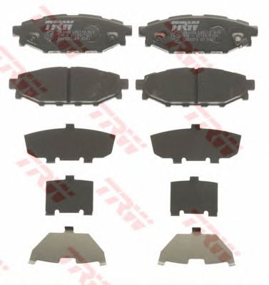 set placute frana,frana disc SUBARU LEGACY