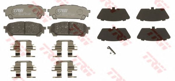 set placute frana,frana disc SUBARU FORESTER