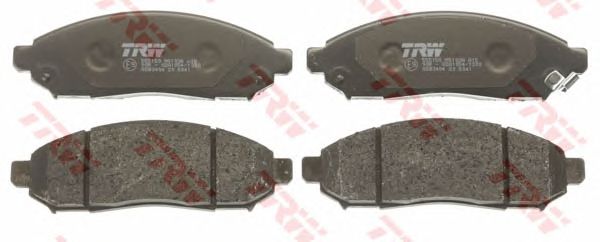 set placute frana,frana disc NISSAN NAVARA 05-