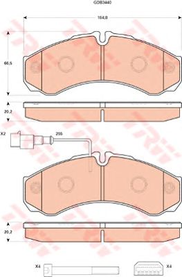 set placute frana,frana disc NISSAN ATLEON/CABSTAR 00-