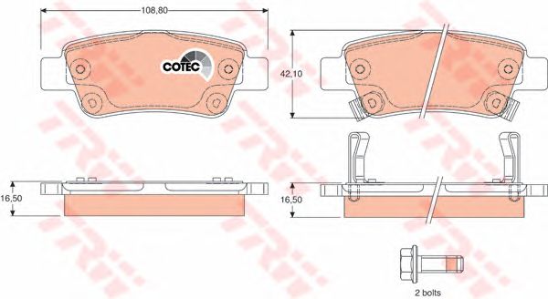 set placute frana,frana disc HONDA CR-V