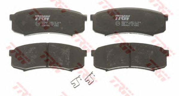 set placute frana,frana disc TOYOTA LAND CRUISER 03-/PAJERO 03-