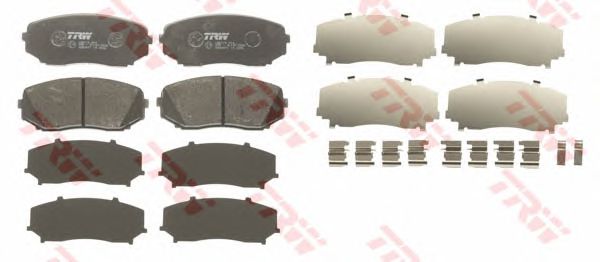 set placute frana,frana disc MAZDA CX-7/CX-9 07-/MPV 06-