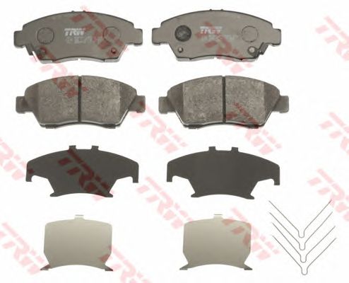 set placute frana,frana disc HONDA CIVIC/CRX 1,3-1,7 91-