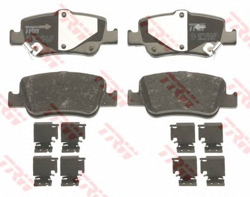 set placute frana,frana disc TOYOTA AURIS 06-