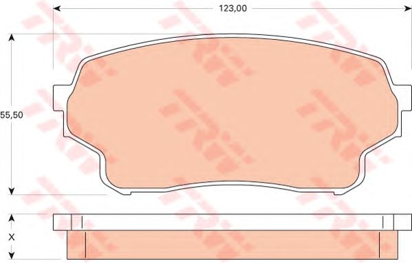 set placute frana,frana disc SUZUKI GRAND VITARA 06-