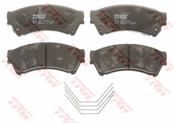 set placute frana,frana disc MAZDA 6 07-