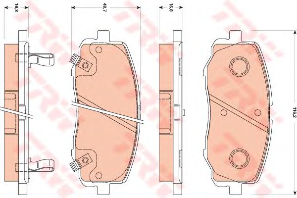 set placute frana,frana disc HYUNDAI I20 08-